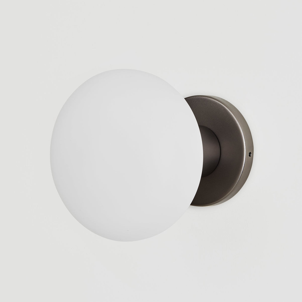 Lochan Wall Light in Graphite + Oval Dim to Warm