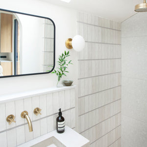 Lochan Wall Light in Brass + Oval Dim to Warm