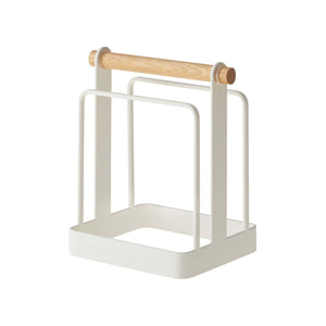Cutting Board Stand - Steel + Wood