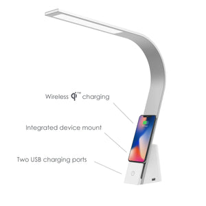Brooklyn AURA LED Task Light (Wireless Qi™ Charging)