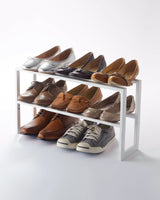 Two-Tier Expandable Shoe Rack (11.8" H)  - Steel