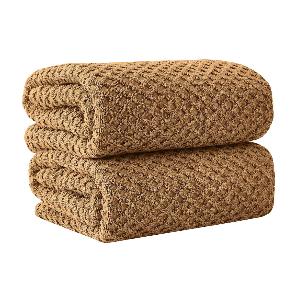 Cotton Diamond Waffle Weave Bath Towel Set - Grayson Collection