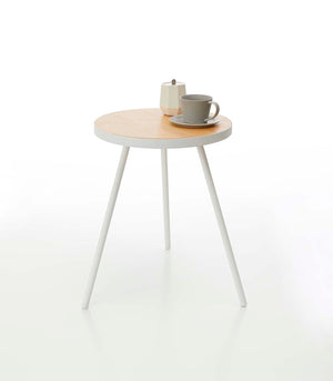 Side Table (20" H)  - Steel + Wood
