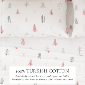 100% Turkish Cotton Flannel Sheet Sets - Boulder Collection