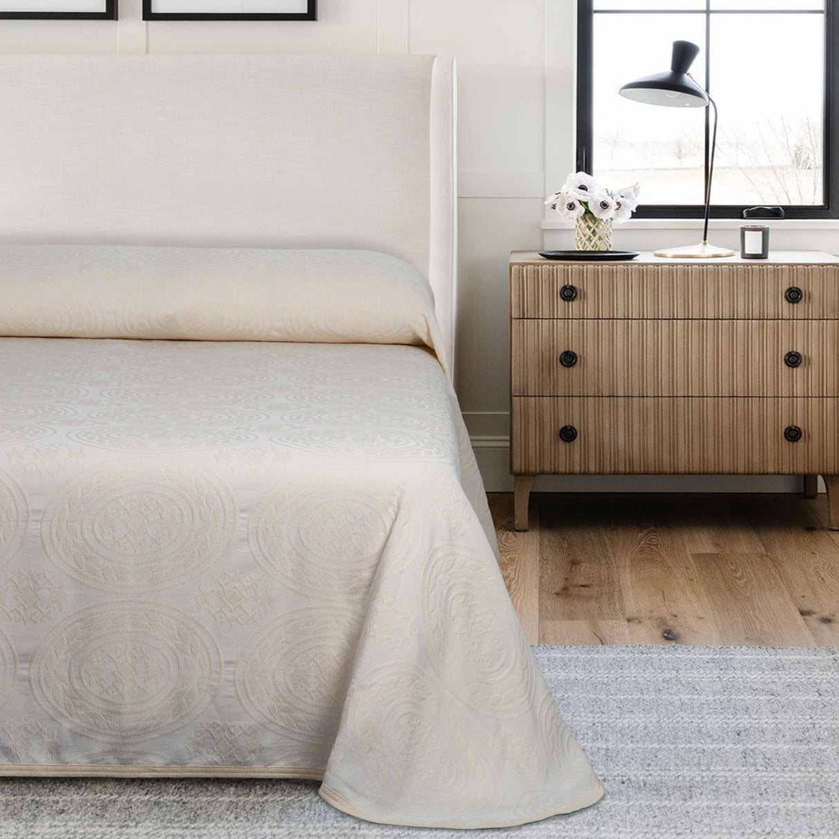Medallion Jacquard Bedspreads
