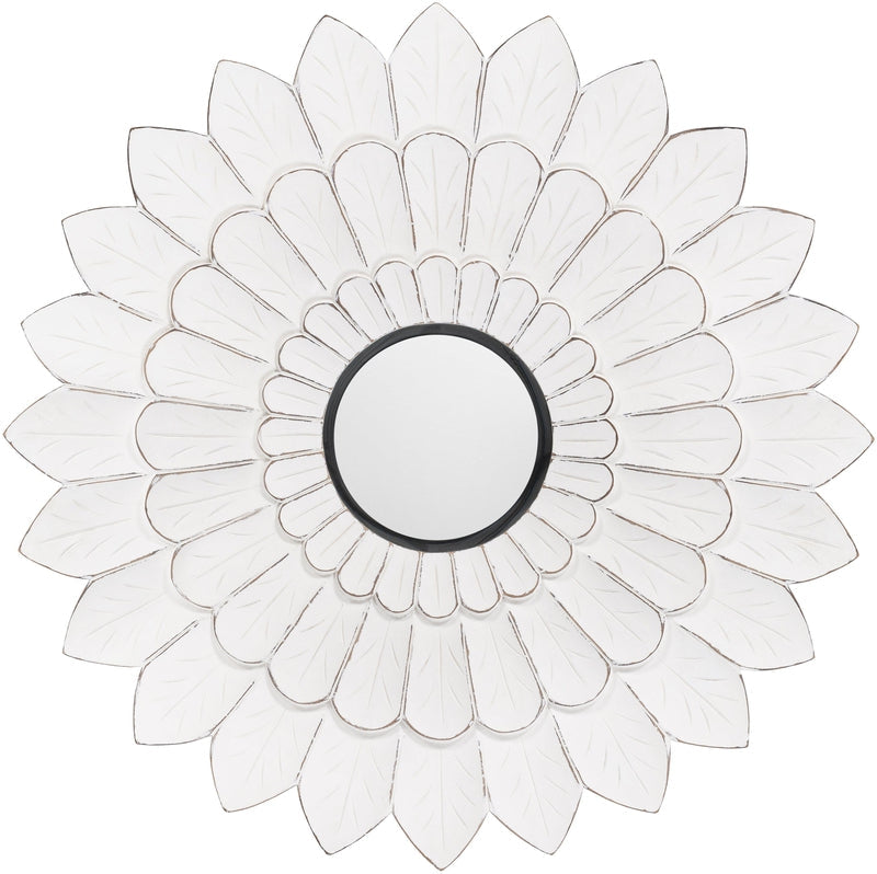 Heveadorp Traditional White Wall Mirror