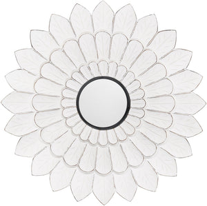Heveadorp Traditional White Wall Mirror