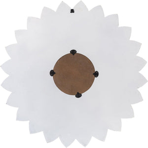 Heveadorp Traditional White Wall Mirror