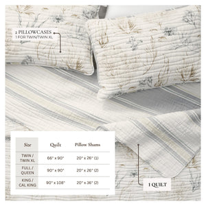 Coral Sea Maze Coastal Quilt Set - Newcomb Collection