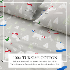 4-Piece Turkish Cotton Flannel Sheet - Stratton Collection