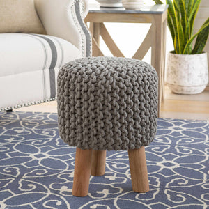 Eibiswald Medium Gray Ottoman