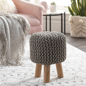 Eibiswald Medium Gray Ottoman
