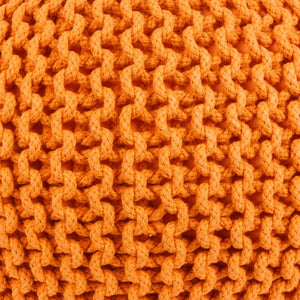 Harmannsdorf Bright Orange Pouf