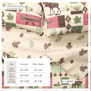 Wilder Collection Lodge Quilt Set