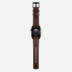 Modern Band - 46mm/49mm | Black Hardware | Rustic Brown | Horween