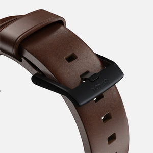 Modern Band - 46mm/49mm | Black Hardware | Rustic Brown | Horween