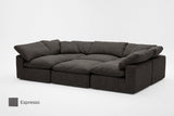 6-Cube Sectional or Iconic Movie Pit