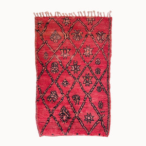 Itran Vintage Moroccan Runner Rug | 3’8” x 6’4”