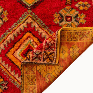 Cris Vintage Moroccan Taznakht Rug | 3'4" x 6'3"