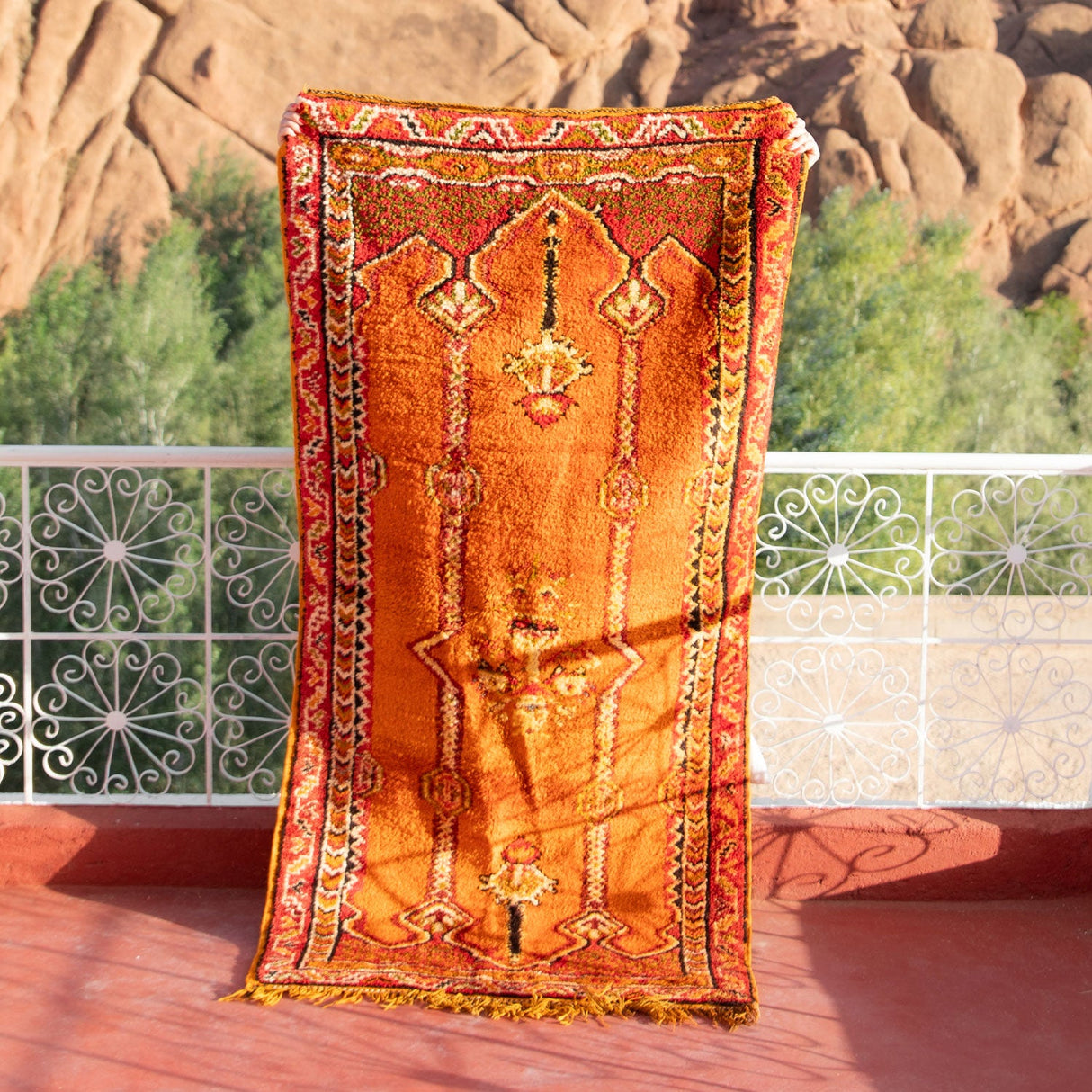Tapis Taznakht marocain vintage Bennett | 1,15 m x 2,15 m