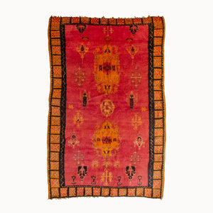 Jack Vintage Moroccan Taznakht Rug | 4'5" x 7'