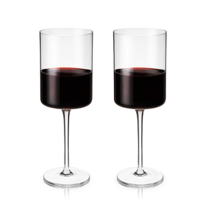 Laurel Crystal Red Wine Glasses Set of 2