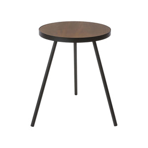Side Table (20" H)  - Steel + Wood