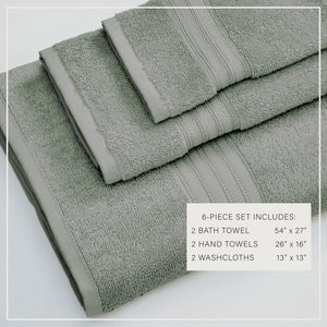 Cotton Terry Bath Towel Set - Cooper Collection