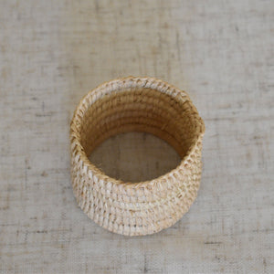 Handwoven Raffia Napkin Rings | Set of 2