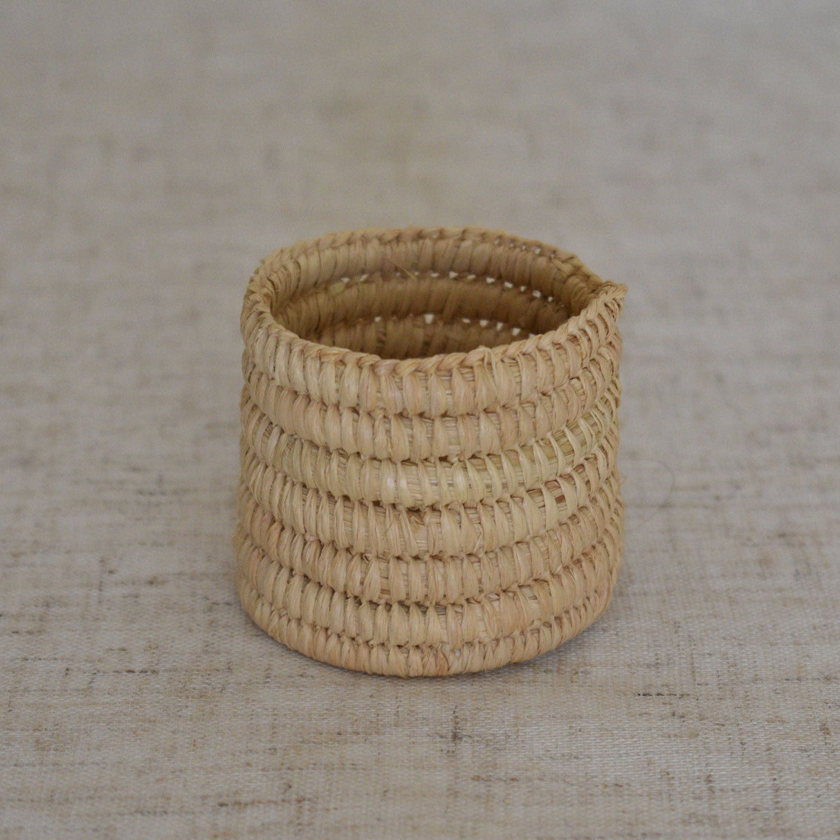 Handwoven Raffia Napkin Rings | Set of 2