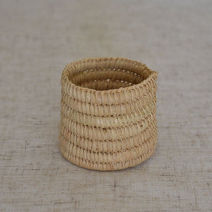Handwoven Raffia Napkin Rings | Set of 2