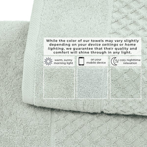 Cotton Diamond Waffle Weave Bath Towel Set - Grayson Collection