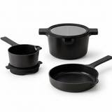 Nesting Ceramic Nonstick Cookware Set, 5-Piece