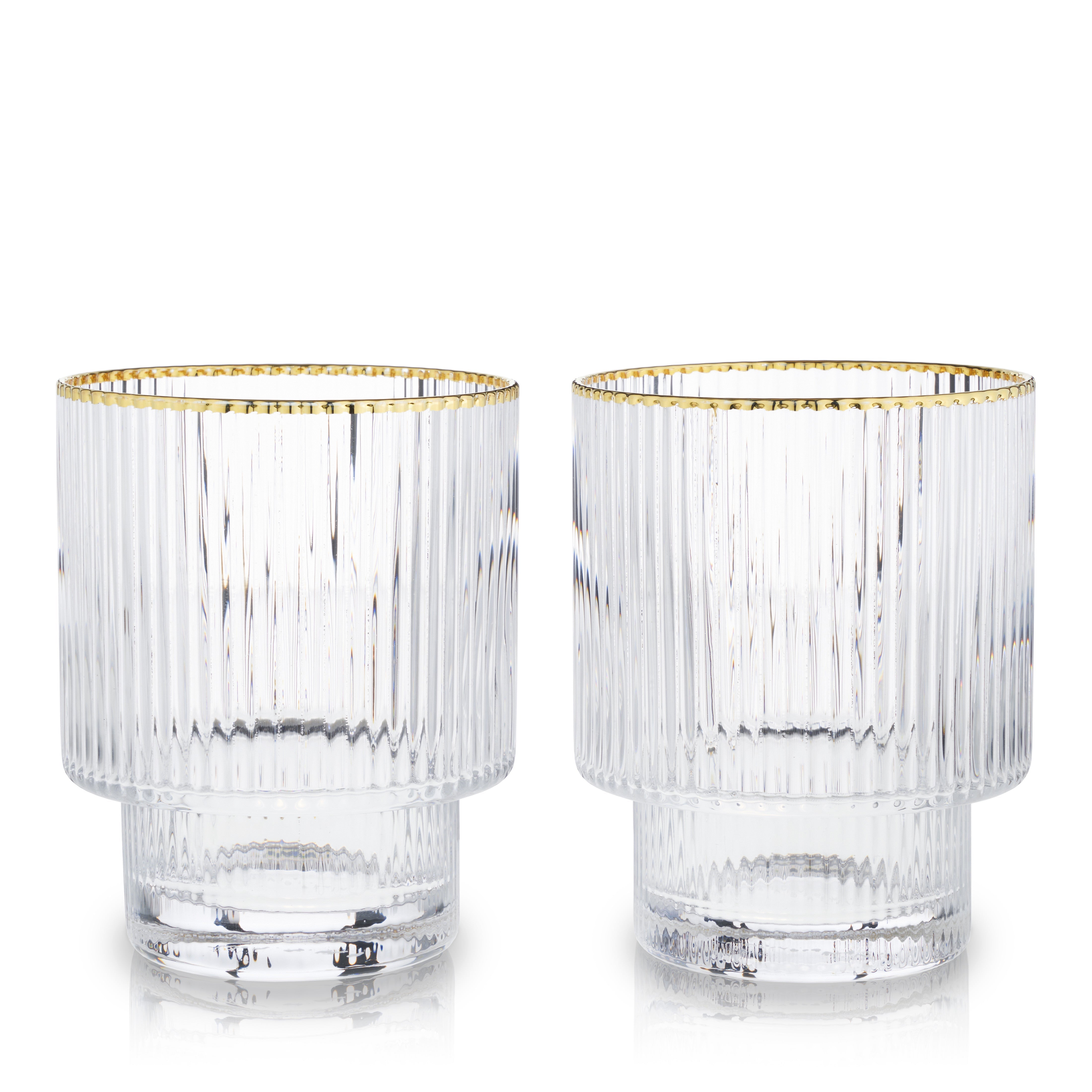 Viski Meridian Crystal Tumblers - Thumbnail 2