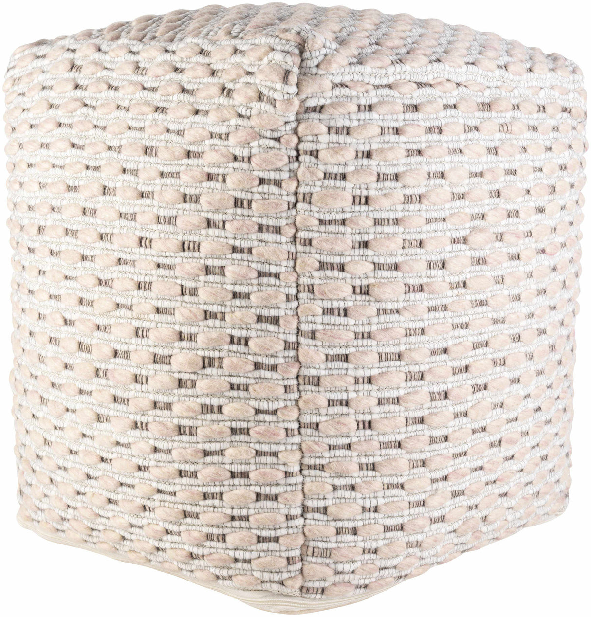 Staatz Pale Pink Pouf