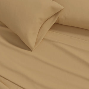Cotton Solid Flannel Sheet - Nordic Collection