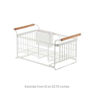 Over-the-Sink Dish Rack - Steel + Wood