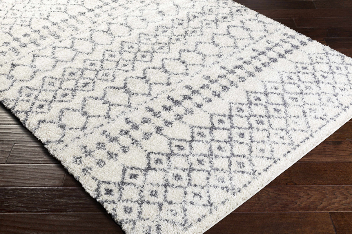 White Gray Navassa Rug - Promo