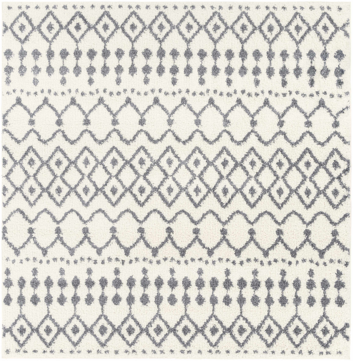 White Gray Navassa Rug - Promo