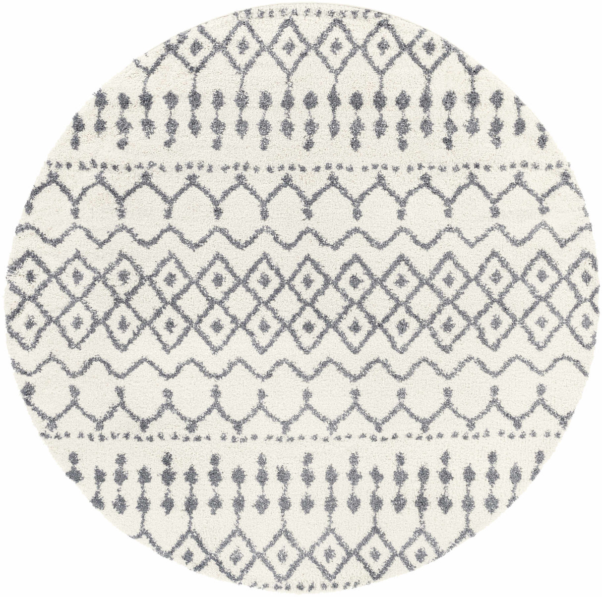 White Gray Navassa Rug - Promo