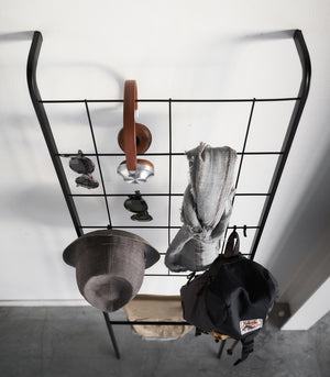 Leaning Ladder with Grid Panel (63" H)  - Steel