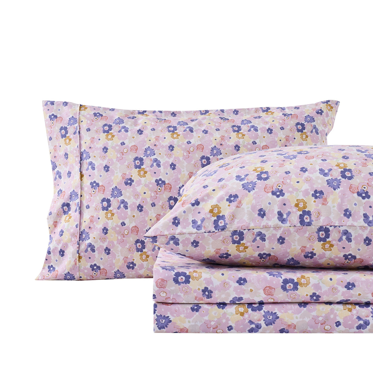Watercolor Floral Sheet Set - Delia Collection