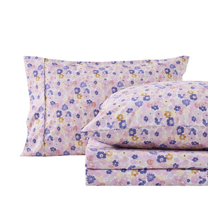 Watercolor Floral Sheet Set - Delia Collection