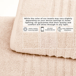Luxury Combed Cotton Bath Towel Set - Karina Collection