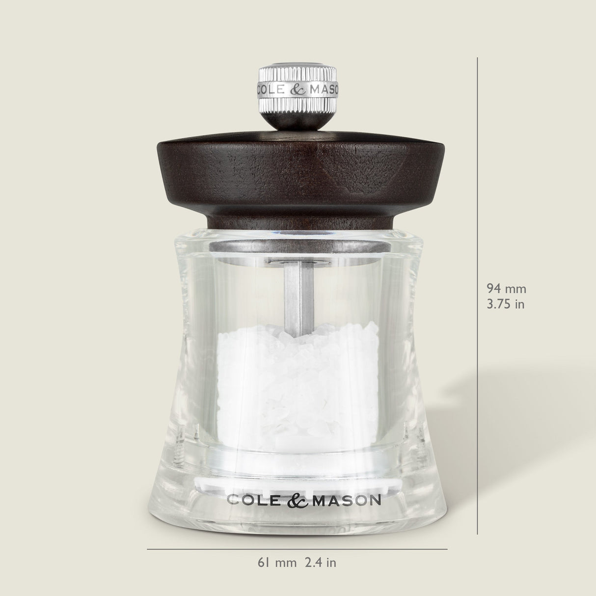 Cole & Mason Holborn Chocolate Beech Salt & Pepper Mills