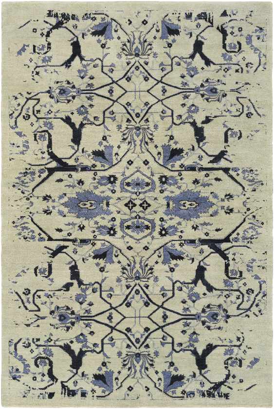 Nucla Traditional Denim Area Rug
