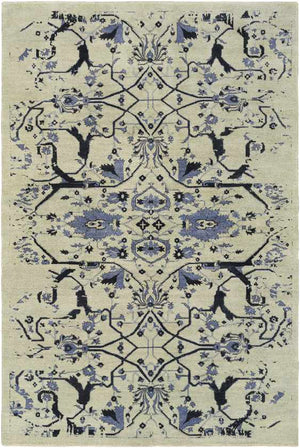 Nucla Traditional Denim Area Rug