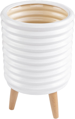 Roman White Planter