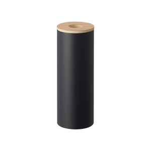 Round Tissue Case - Steel + Wood