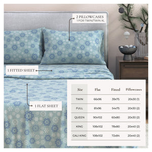 4-Piece Turkish Cotton Flannel Sheet - Stratton Collection